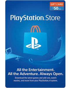 PSN Store Card $50(U.S. Account)