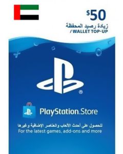 PSN Store Card $50 UAE EMIRATY ACCOUNT