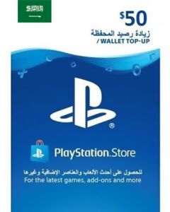 PSN Store CARD 50$ - SAUDI STORE