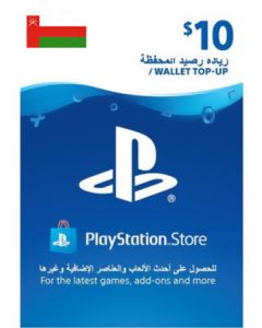 PSN Store Card $10 OMAN  ACCOUNT