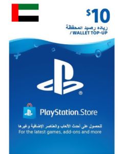 PSN STORE CARD 10$ UAE (EMIRATY)