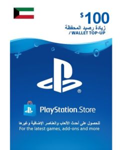 PSN Store CARD 100$ - Kuwait STORE