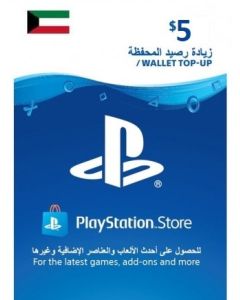 PSN Store CARD 5$ - Kuwait STORE