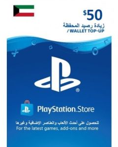 PSN Store CARD 50$ - Kuwait STORE