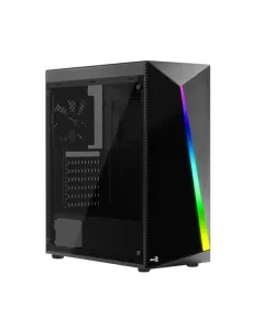 Aerocool Shard Tempered Glass RGB Mid Tower – Black
