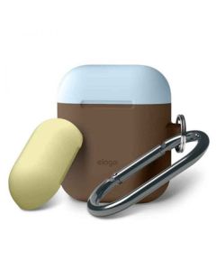 ELAGO AIRPODS DUO HANG CASE-PASTEL BLUE,YELLOW