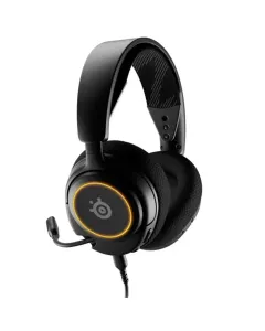 SteelSeries Arctis Nova 3 Wired RGB Gaming Headset, for PC, Playstation & Xbox - Black