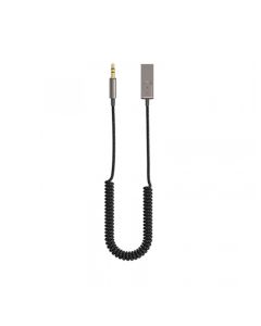 Wiwu Car Wireless Audio Cable With Built-in Microphone - Black